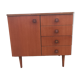 Meuble commode bois teck scandinave vintage