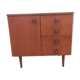 Meuble commode bois teck scandinave vintage