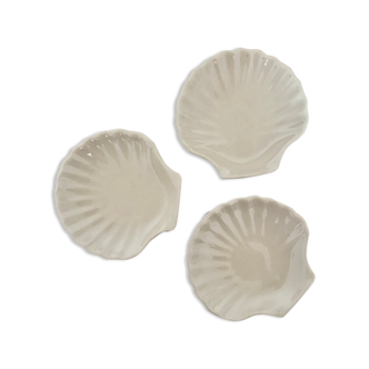 Trio of shell cups