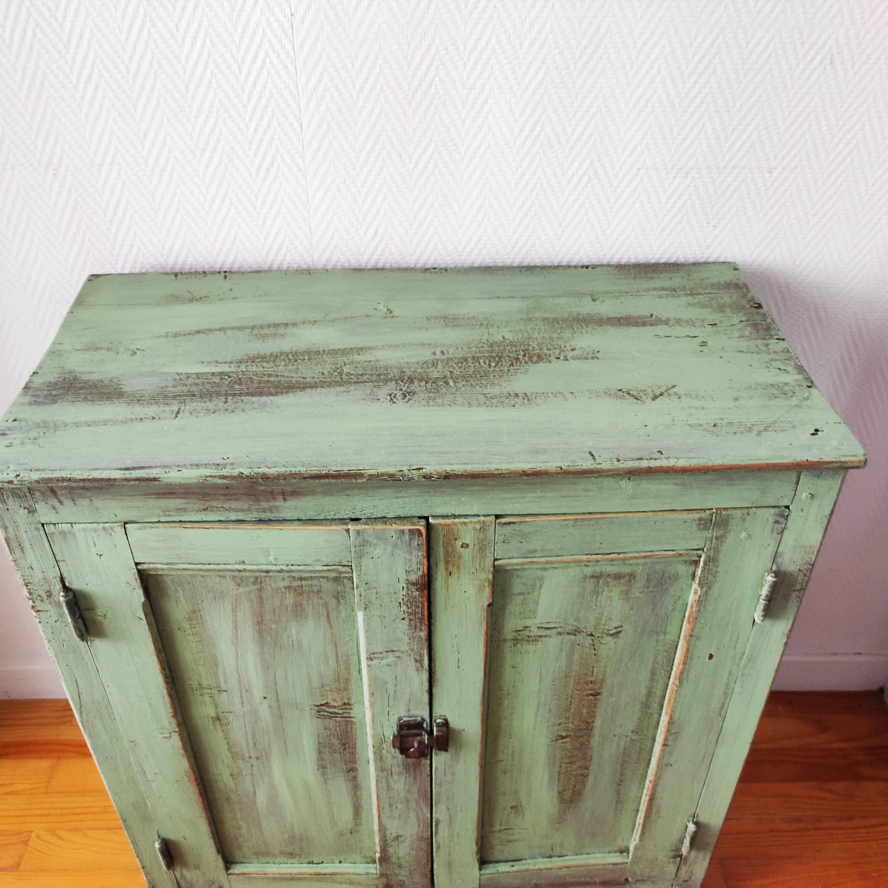 Old Parisian style sideboard with aged patina