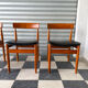 Lot de 4 chaises danoises en teck
