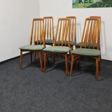 Ensemble vintage de chaises à manger en teck par Niels Koefoed pour Koefoed Hornslet