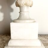 Lampe en forme d’amphore, albâtre, vers 1870