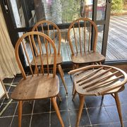 Lot 4 chaises Ercol BS 1960 JH 2056
