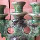 Tamegroute pottery candle holder