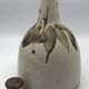 BOTTLE Vintage bottle in partially glazed pyrite stoneware