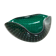 Murano glass bullicante "green" bowl element shell ashtray murano, italy, 1970s