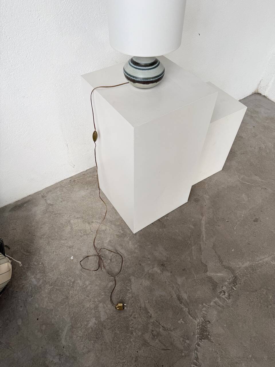 Vallauris ceramic table lamp from the 60s