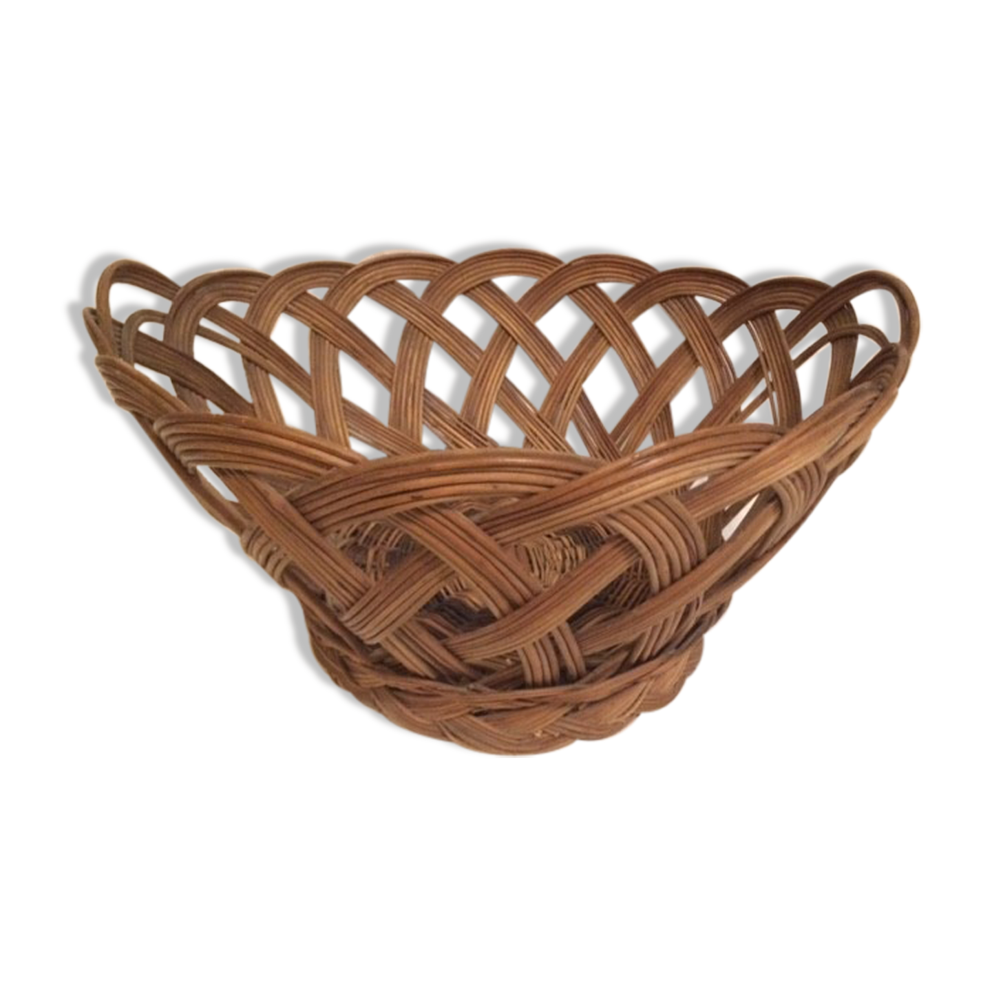 Vintage wicker basket