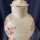Theiere ou cruche en faïence crown devon a decor floral rose feminin