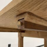 Oak farmhouse table 120cm + 200cm extensions