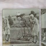 6 sous-verres en verre vintage.