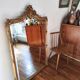 Large gilded mirror louis XV rockery  142x99cm