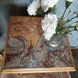 Walnut bedside table