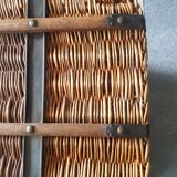 Vintage wicker trunk