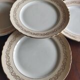 5 "Valence" flat plates from Moulin des Loups