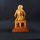 Virgin breastfeeding the Child Jesus and Saint John religious sculpture wood