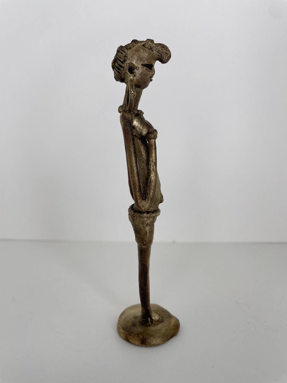 Ancienne statuette femme art africain
