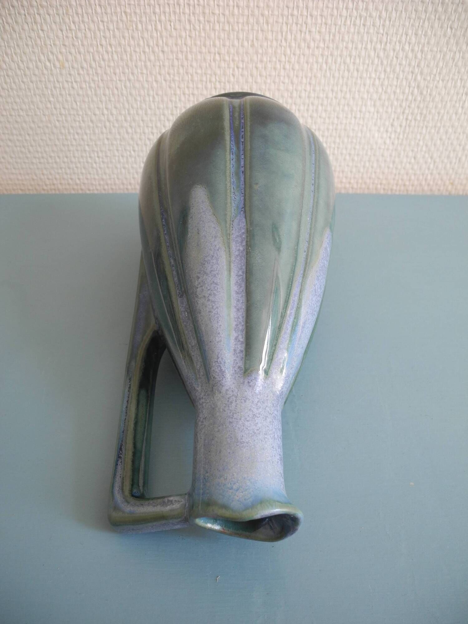 old ceramic pitcher jug decorative vase old french pitcher jug art deco