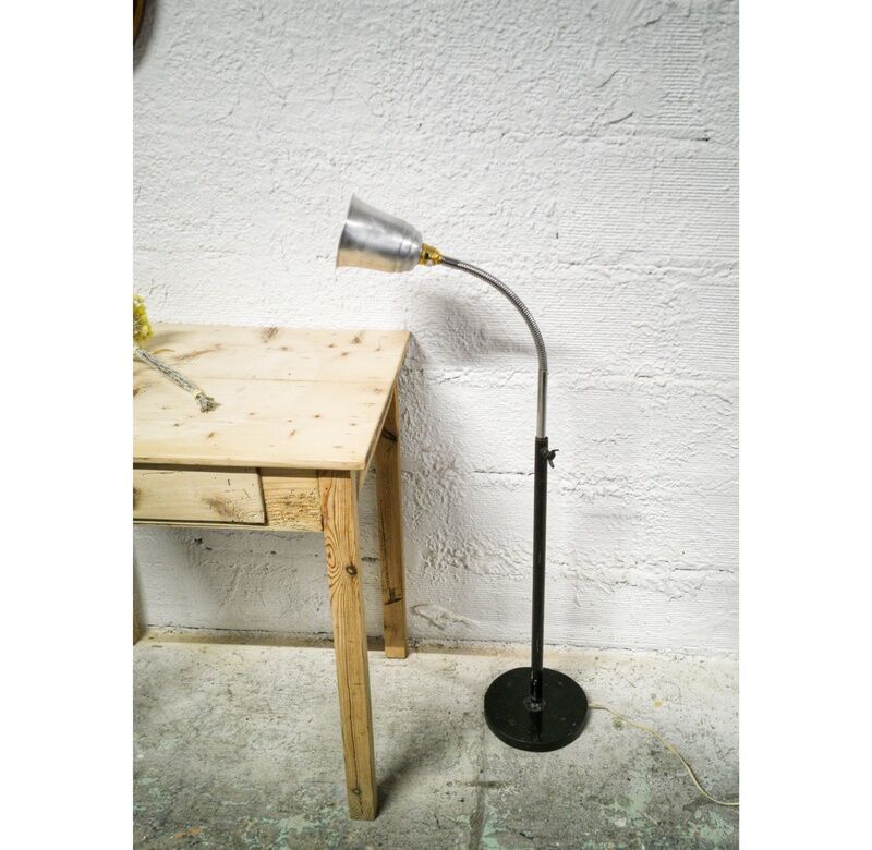 Industrial floor lamp
