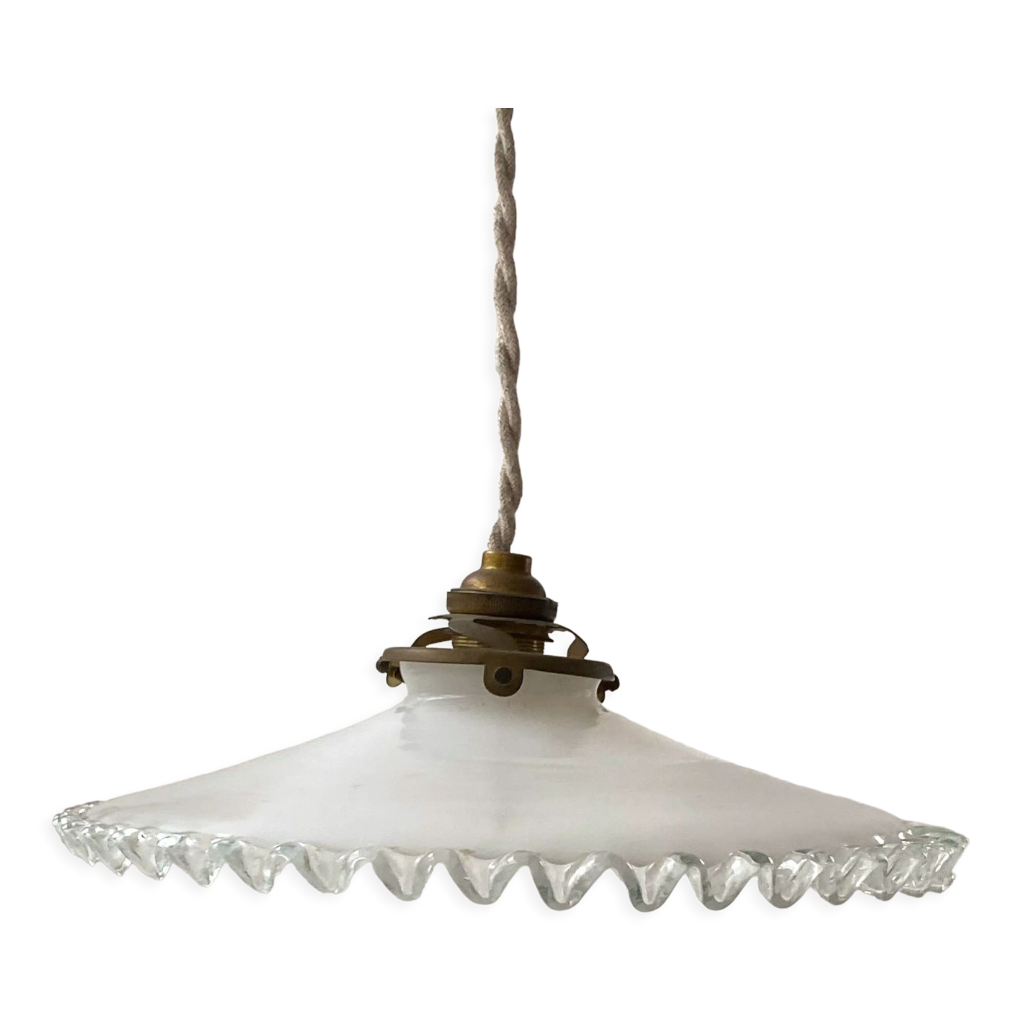 Opaline pendant light