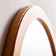 Beech framed mirror by Aksel Kjersgaard