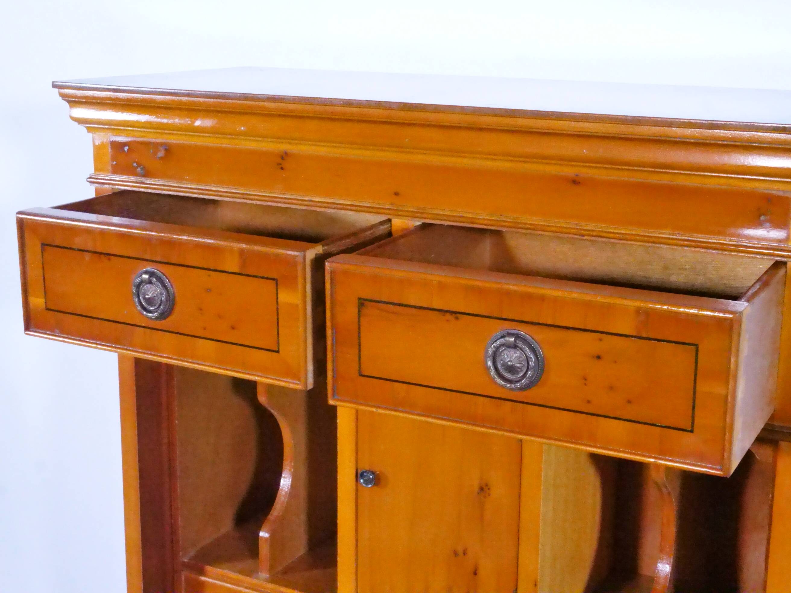 Antique Secretary Walnut Vintage Chest of Drawers