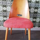 2 Vintage chairs Antonin Suman, Art Deco, Czechoslovakia 1960