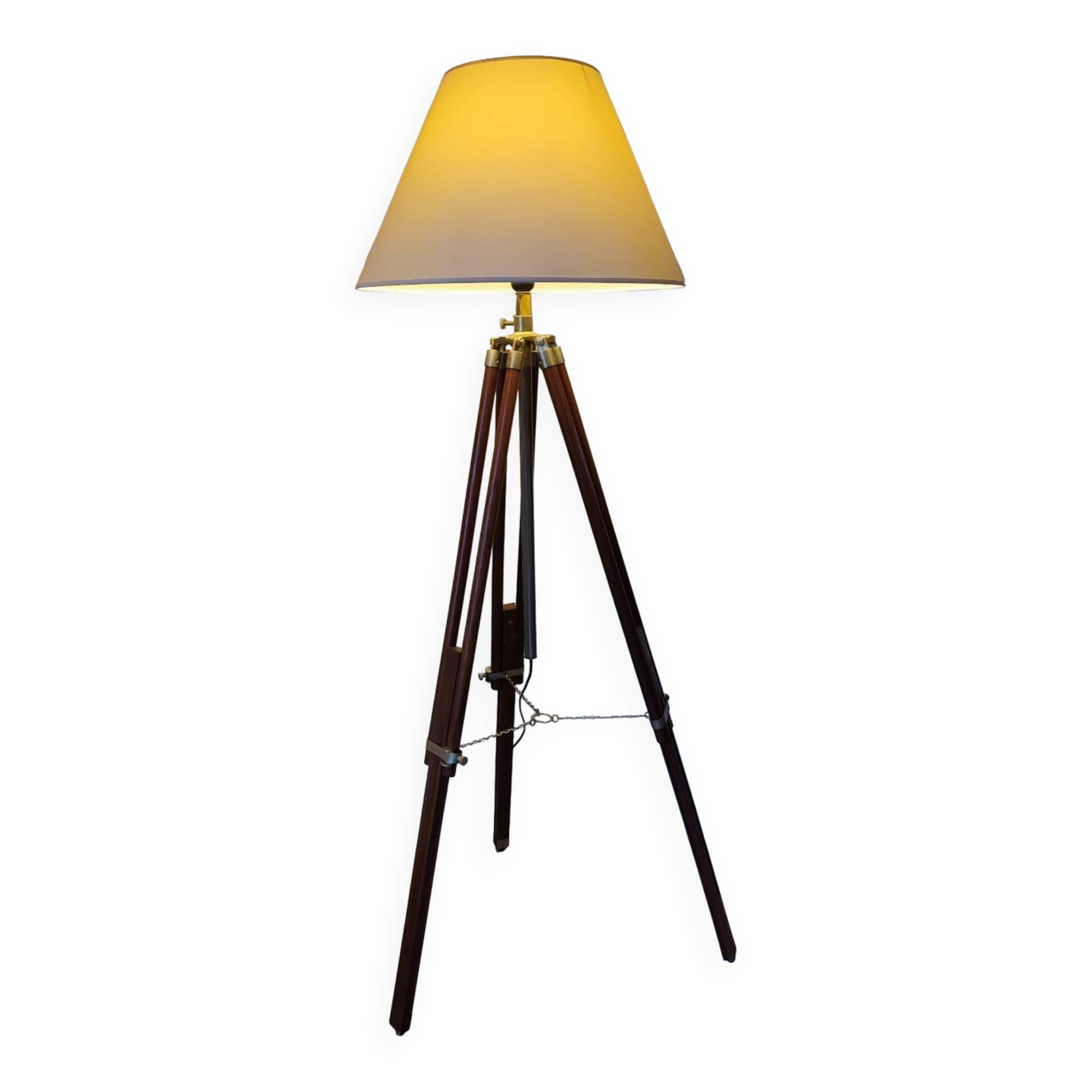 Large tripod floor lamp