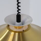 Brass coloured pendant light by Frandsen