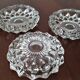 Glass ashtray, vintage collection chiseled