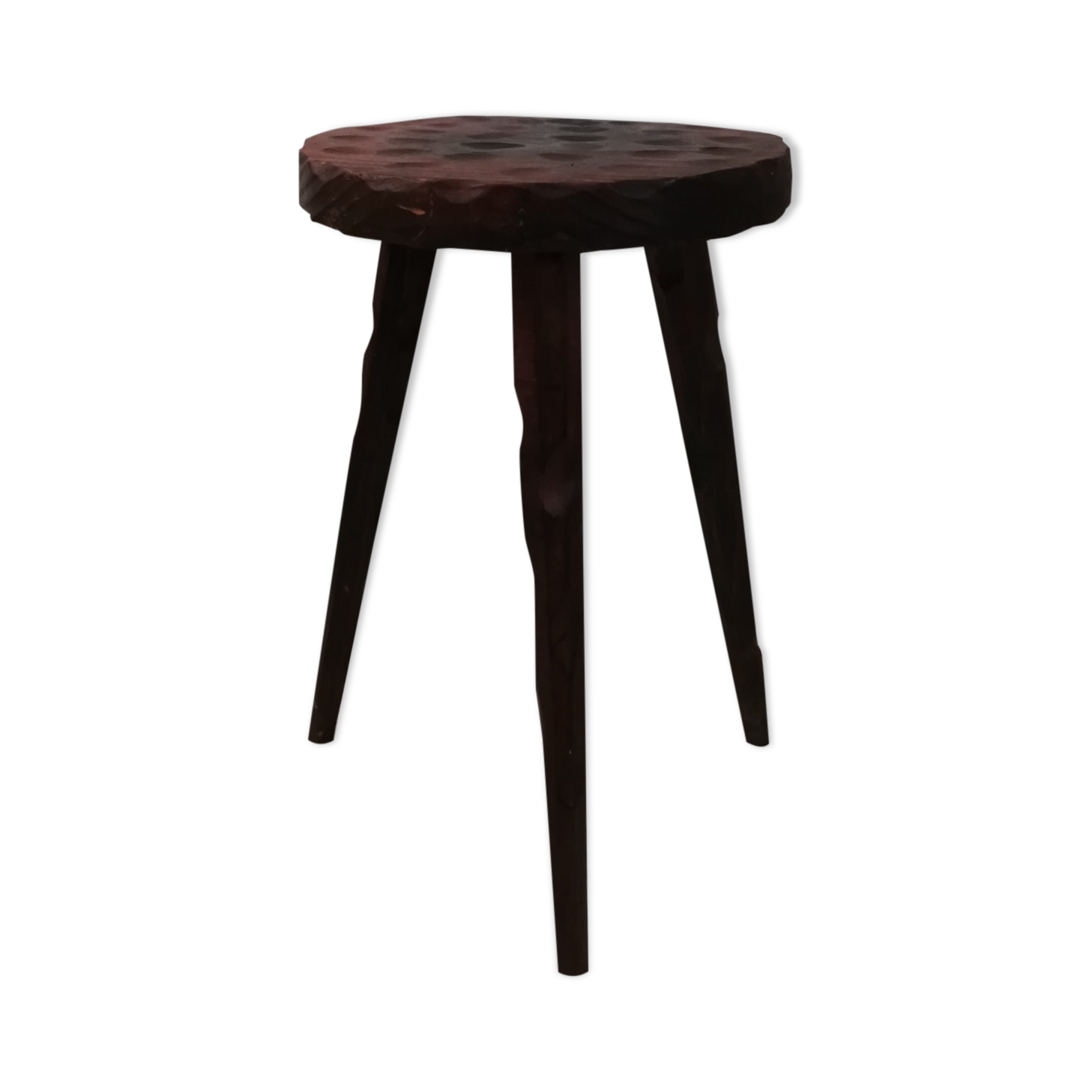 Brutalist tripod stool