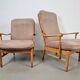 Fauteuils en hêtre vintage de Farstrup Møbler, années 1970, ensemble de 2