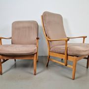 Fauteuils en hêtre vintage de Farstrup Møbler, années 1970, ensemble de 2