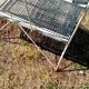 Vintage metal shelf