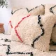 Handmade Azilal rug sofa 180 cm with soft cushions.