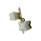 Sciolari house wall lamp, 2 fires Murano, Italy, 1970