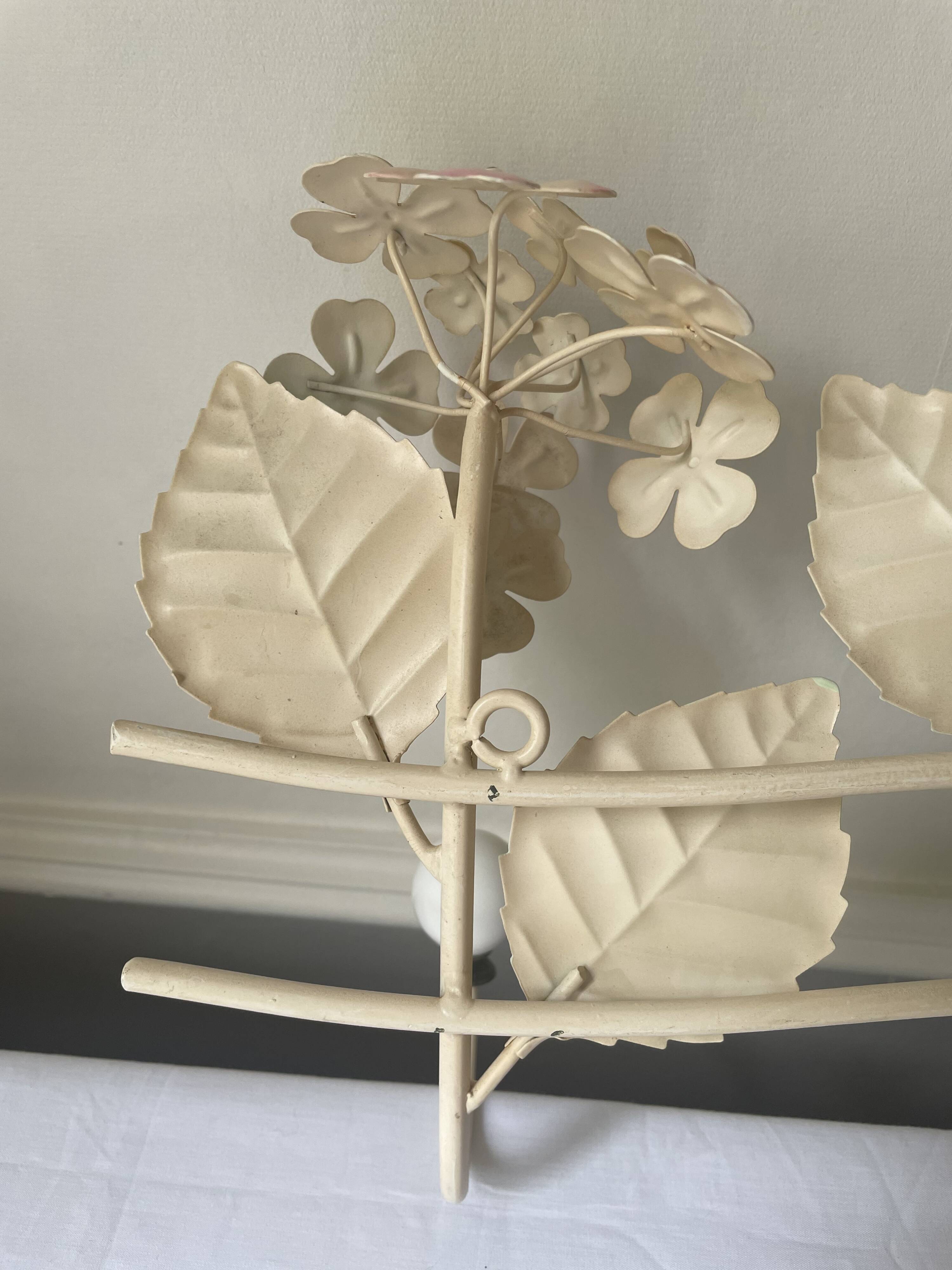 Hydrangea coat rack