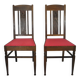 PAIR of "ARTS AND CRAFTS" CHAIRS