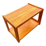 Table basse vintage à double plateau, vers 1970