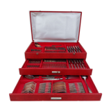 Ménagère 130 pieces en métal argenté orfèvrerie Platil