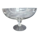Coupe ancienne en verre gravé