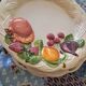 Assiettes à dessert en barbotine