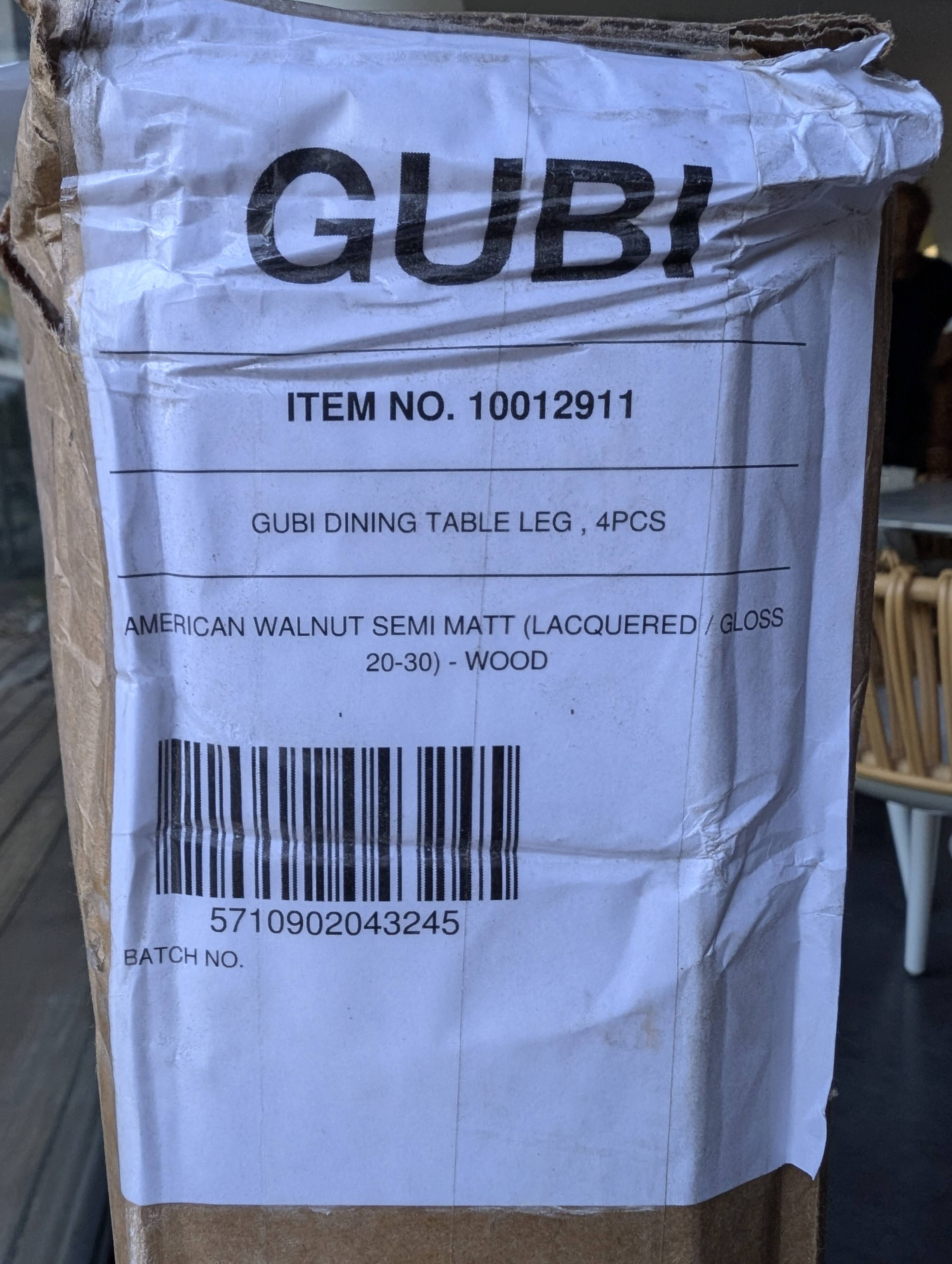 Table dining table gubi