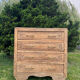 Vintage carved solid wood chest of drawers – 4 drawers