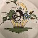18th century plate in Nevers earthenware