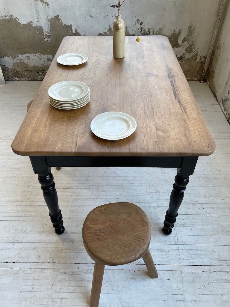 Farm bistro table in oak