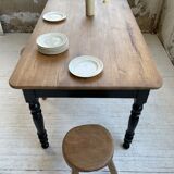 Farm bistro table in oak