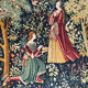 Large tapestry Robert Four Aubusson – Medieval Orchard – 140 x 190 cm