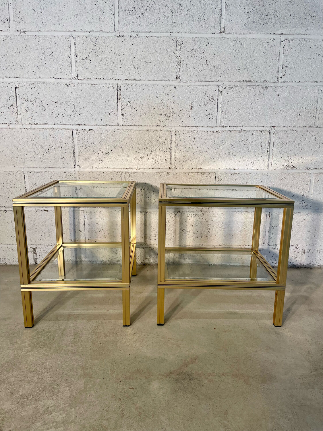 Pair of pieces of sofa Pierre Vandel